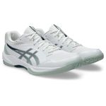 ASICS Mens Gel-Task 4 White/Tranquil Teal Indoor Court Shoes - 6 UK (1071A103.102)