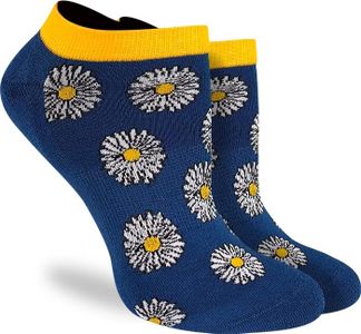 Good Luck Sock Women's Daisy Flowers Ankle Socks, Adult