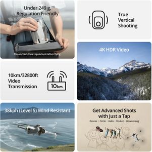 DJI Mini 3 Camera Drone – Lightweight 4K Aerial Photography