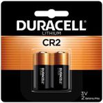 Duracell CR2 Battery - 3V High Power Lithium Batteries - 2 Count (1 Pack) - 3 Volts Long-Lasting Lithium Battery for Video and Photo Cameras, Lighting Equipment, and More