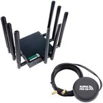 KUMA CONNECT PRO 5G 4G Router & Outdoor Antenna - Mobile Data WiFi Broadband Booster Kit Unlocked SIM Card Slot - MiFi Hotspot Signal for Caravan Motorhome Campervan Boat - Portable Wireless Internet