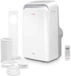 Inventor Portable Air Conditioner Magic 4-1, Powerful 9000BTU Mobile AC, Dehumidifier, Cooling, 3 fan speeds Digital Display, Remote, Window Kit, 24 Hr Timer for 217ft[Energy Class A] (WEE/MM0449AA)