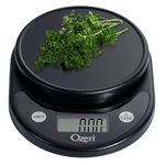 Ozeri Pronto Digital Multifunction Kitchen and Food Scale, Polycarbonate, Silver on Black