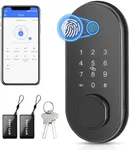 LOCTIAN Smart Door Lock Fingerprint Keyless Entry Door Lock APP Control Deadbolt Auto Lock Electronic Keypad Deadbolt Lock for Front Door Home Use Apartment