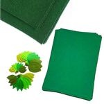 CANVASS Pack of 10 Bright A4 Size Multicolored Stiff Felt Sheet 1mm Thick for Craft (20cm*30cm) (A4 Size, Green)