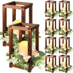 Hushee 10 Set 30 Pcs Wooden Wedding