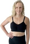 bamboobies Women's Maternity Pumping Bra, Black, Small