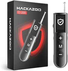 hackazoid Hidden Camera Detectors, Spy Camera Finder, GPS Tracker Detector, Privacy Pen, Portable RF Signal Detector for Travel, Hotel, Car, and More