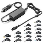 TAIFU 100W Universal Laptop Car Charger for HP Dell Acer Asus MSI Lenovo Nec IBM Thinkpad Toshiba Fujitsu Packard Gateway Samsung Laptop Sony LG TV Monitor JBL Bose Sony Soundbar 12V-24V DC Adapter