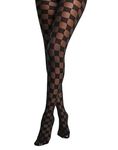 SENTELEGRI Sexy Ladies Fashion Design Chessboard Pattern Tights 40/20 Denier - CHECK (as8, alpha, s, regular, regular)