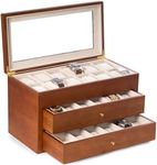 Bey-Berk Duke Cherry Wood Watch Box