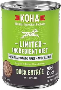 KOHA Limited Ingredient Diet Duck Entrée for Dogs - Sensitive Stomach Canned Dog Food - High Protein, No Fillers Pate Dog Food - 13 oz Pack of 12