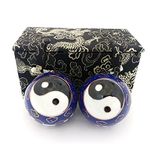 Top Chi Premium Bagua Baoding Balls. Chiming Chinese Health Balls for Hand Therapy, Exercise, and Stress Relief (Medium 1.6 Inch)