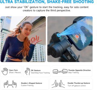 Feiyutech SCORP Mini 3 Gimbal Stabilizer – 3-Axis, 2kg Payload, AI Tracking, Phone Clamp