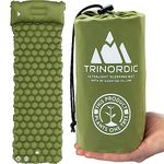 Trinordic Ultralight Inflatable Camping Mat - With Integrated Pillow – Lightweight (0.55kg) and Compact Outdoor Sleeping Mat for Hiking and Bikepacking