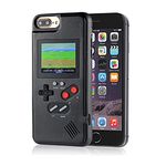 Color Display Video Game Cover Case for iPhone 8 Plus for Men Child Kids Boys, Girls VOLMON Shockproof Case Cover 3D for iPhone 7 Plus, Retro Gameboy Case for iPhone 6P/6SP/7P/8P, 5.5 Inch