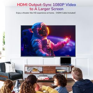 GOnavidio 17.5" Blu-Ray DVD Player – Compact Home Media Player