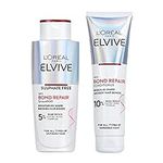 L’Oreal Paris Elvive Bond Repair Routine Set for Damaged Hair, Shampoo 200ml and Conditioner 150ml, Deep Intensive Hair Repair Treatment, Rebuild Broken Hair Bonds