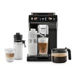 De'Longhi Eletta Explore ECAM452.57.G, Barista Coffee Machine with Milk Frothing Nozzle, Espresso Machine, Coffee Bean Machine, Automatica Coffee Machine with LatteCrema System, Dark Grey