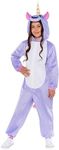 amscan 9918354 - Adults Unicorn Plush Onesie 4-6yr Costume