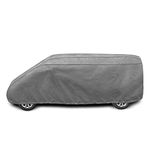 Car Cover Waterproof – Grey Outdoor Breathable Van Vehicles Protector For Scratch, Weather And Dirt Protection - Storage Bag