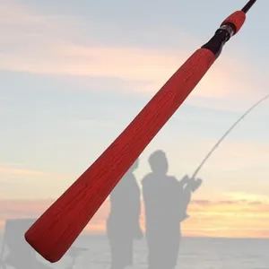 SoftShrink Red Wood Grain Pattern Heat Shrink Tube for Baseball Bats & Tool Grips - Durable Anti-Slip, Easy to Clean (30mm Diameter, 1.65 ft Length, Red Wood Grain Color)