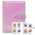 256 Pockets Photo Album for Fujifilm Instax Mini LiPlay 11 9 8+ 8 7S Instant Camera/Mini Link SP-1 Printer, Polaroid Snap SnapTouch PIC-300 Z2300 Mint Zip Instant Camera Printer (Magic Pink)