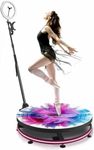 360 Photo Booth Rotating Machine Selfie Booth Platform Spin for Camera Video Photo Booth for Events Parties Platform