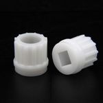 2Pcs Meat Grinder Parts Plastic Sleeve Screw Gear fit Bork Vitek VT-1671, VT-1672, VT-1673, VT-1677