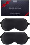 BeeVines Sleep Mask, 2 Pack 100% Re