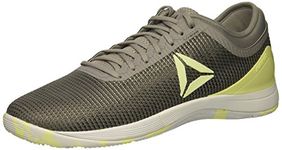 Reebok Men's CROSSFIT Nano 7.0 Cross Trainer, Tin Greyshark//Lemon Zest, 8