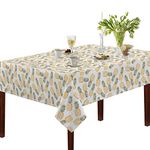 Oasis Home Collection Cotton Print Table Cloth - Fruit Pineapple - 2 Seater (Pack of -1 )(Square, Multicolour)