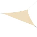 Coolaroo Ready to Hang Shade Sail 16ft 5in Triangle Pebble