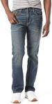 Signature by Levi Strauss & Co. Gold Men's Relaxed Fit Flex Jeans (Available in Big & Tall), Headlands, 40W x 32L