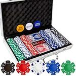 Tocebe Poker Chips Set, 300PCS Delu