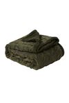 Butterthief Cozy Super Soft Warm Double Layered Kids Sherpa Blanket All Season Baby Blanket for Winter Toddlers Boys & Girls 1-6 Years (Size -110 x 150cm/ 44” x 60” Inches) (Dark Emerald Green)