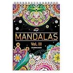 Mandala Adult Colouring Books by Colorya - A4 Size - Mandalas Vol. III Colouring Book for Adults - Premium Quality Paper, No Medium Bleeding, One-Sided Printing