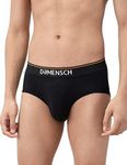 DAMENSCH Men's Deo-Cotton Deodorizing Brief- Pack of 1- Sweet Black- XXX-Large