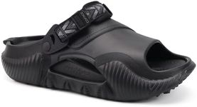 COFACE Mens Clogs with Arch Support Orthopedic Sandals for Men Orthotic 2025 Recovery Sandal Man Plantar Fasciitis Summer Casual Black Size 12