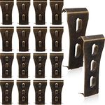 BACTIM Brick Hook Clips 16 Pack for Hanging Outdoors, Hangers Fits Standard Size 2-1/4'' to 2-3/8'' in Height, Heavy Duty Wall Siding Hooks No Drill and Nails