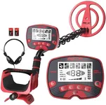 PANCKY Metal Detectors for Adults Waterproof, Professional Higher Accuracy Gold Detector with LCD Display, 5 Mode, Advanced DSP Chip 10" Coil, PK0075