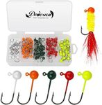 Dovesun 100pcs Fly Tying Jigs Kit, 