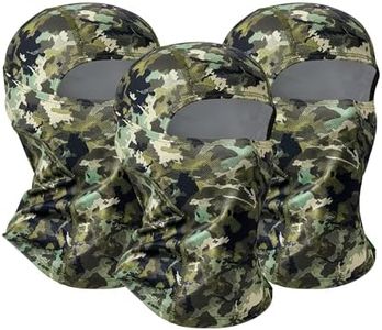 Balaclava Ski Mask 3 Pieces Full Face Cover for Men and Women Breathable Full Face Mask for Skiing Outdoor Sports