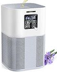 Air Purifier, Home Air Cleaner For Bedroom Large Room up to 600 sq.ft, VEWIOR H13 True HEPA Air Filter with Fragrance Sponge 6 Timer Settings Quiet Air Purifiers for Pets Dander Odor Dust Smoke Pollen