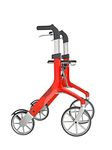 Trustcare Let's Fly Out Rollator, Red