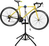 Janoon Ultrasport Bike Work Stand, Bike Repair Stand Maintenance Station Adjustable Folding, for Bike Maintenance & Repairs, 4 leg, Black Colour