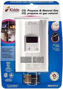 KIDDE Plug-In Carbon Monoxide Propane Natural Gas Alarm with Battery Back-up