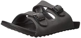 Skechers Men's PELEM-Rolento Sandal, BLK, 7 Medium US