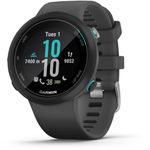 Garmin Swim 2 Easy to Use Lightweight GPS Swimming Smartwatch , Pool and Open Water Smartwatch, Records Distance , Pace , Stroke Count and more ,Slate Grey