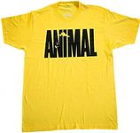 Animal Iconic M-stak Premium Tee, Yellow, Large